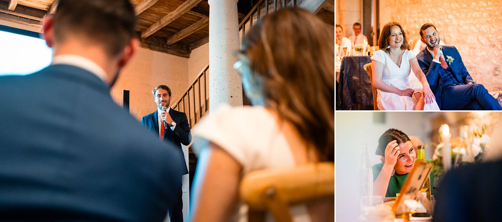 Mariage au Domaine de Belisle, avec cérémonie religieuse à l'église Saint-Martial d'Angoulême.