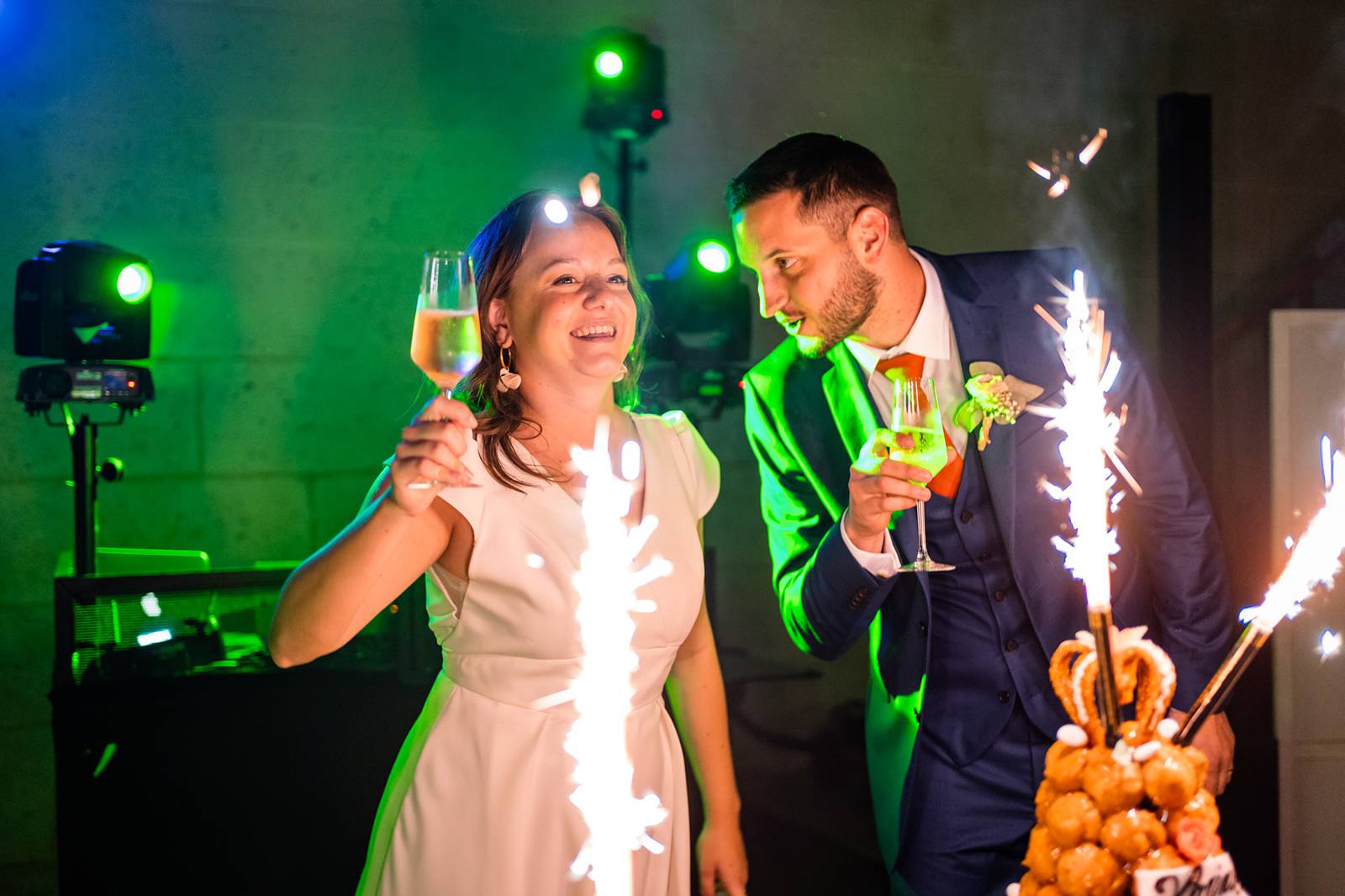 Mariage au Domaine de Belisle, avec cérémonie religieuse à l'église Saint-Martial d'Angoulême.