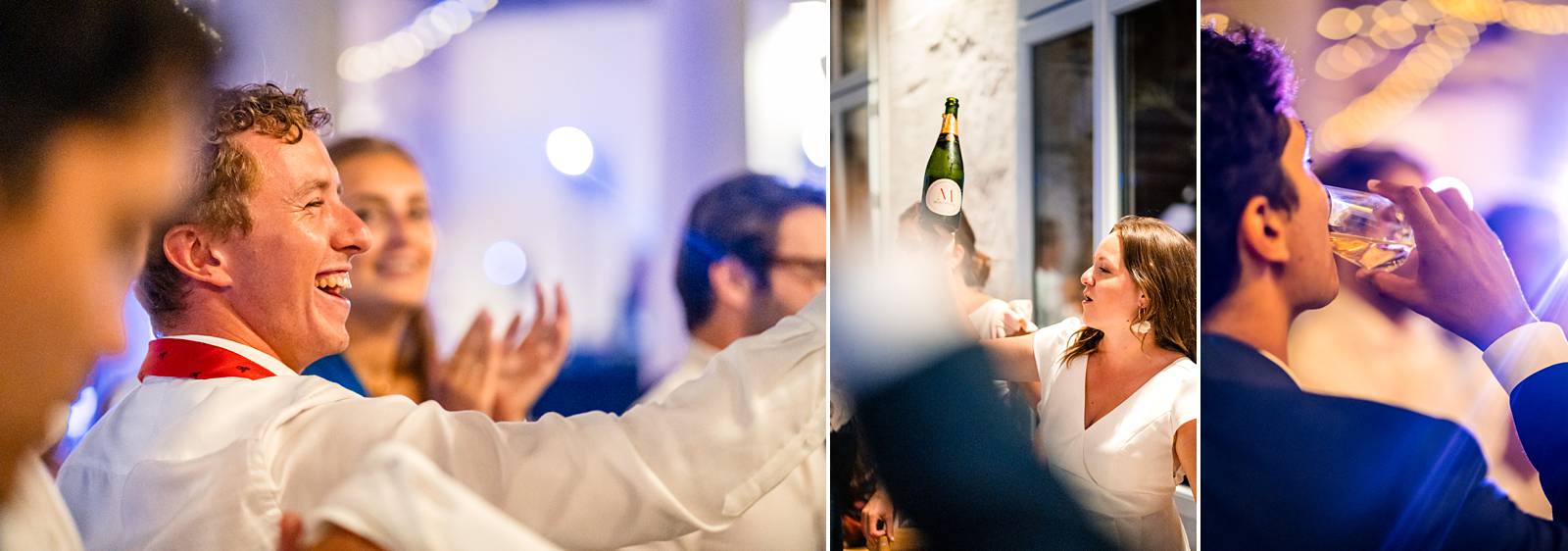 Mariage au Domaine de Belisle, avec cérémonie religieuse à l'église Saint-Martial d'Angoulême.