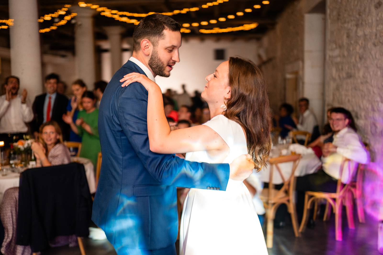 Mariage au Domaine de Belisle, avec cérémonie religieuse à l'église Saint-Martial d'Angoulême.