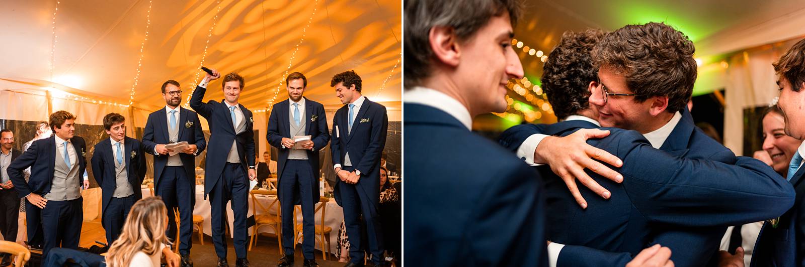 Mariage dans un domaine privé en Normandie, entre Rouen et Le Havre. Cérémonie religieuse. Réception dans le jardin et sous chapiteau en bambou.