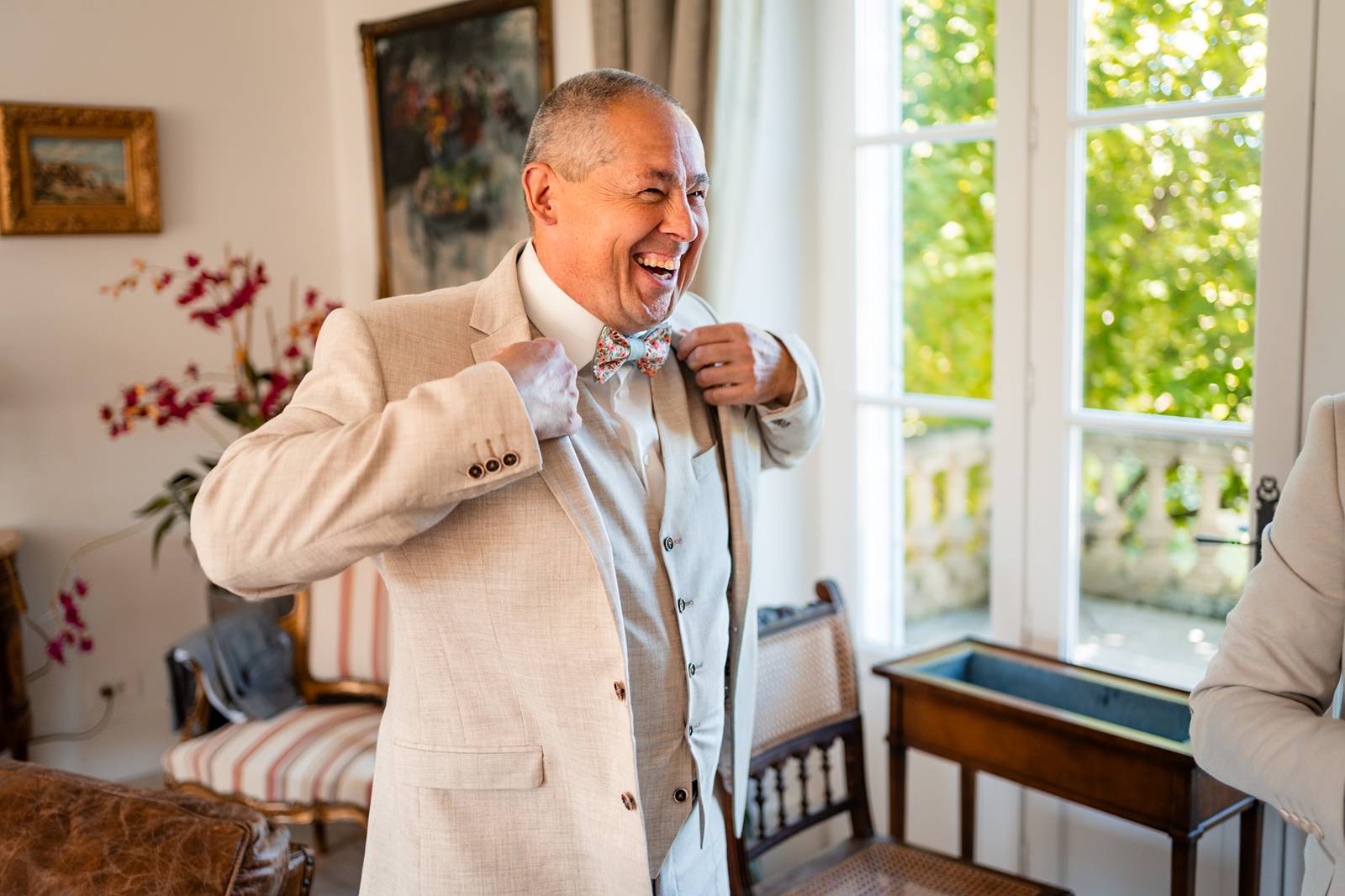 Mariage laïque au Domaine de La Fauconnie, en Dordogne.