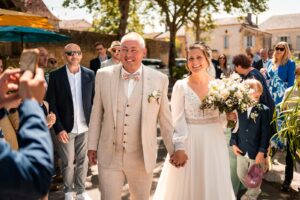 Mariage laïque au Domaine de La Fauconnie, en Dordogne.