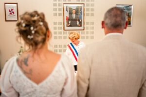 Mariage laïque au Domaine de La Fauconnie, en Dordogne.