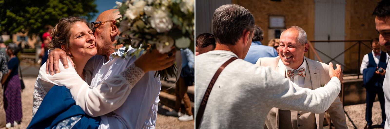 Mariage laïque au Domaine de La Fauconnie, en Dordogne.