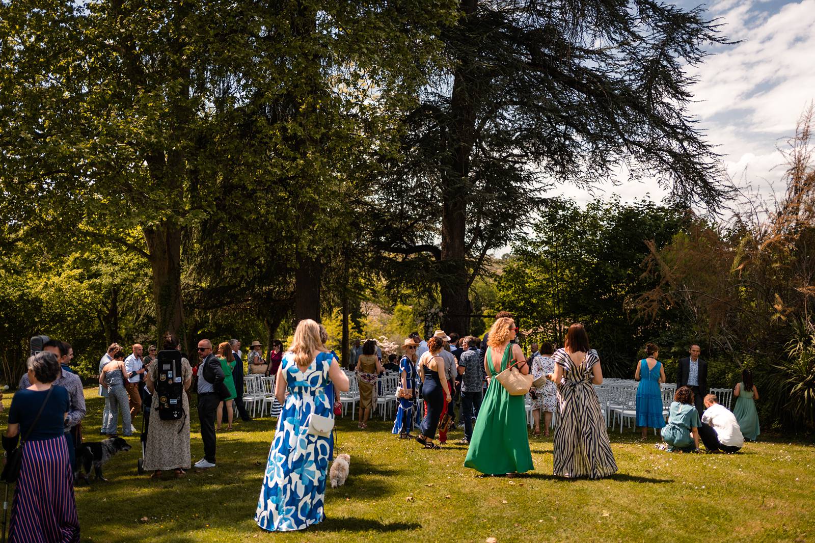 Mariage laïque au Domaine de La Fauconnie, en Dordogne.
