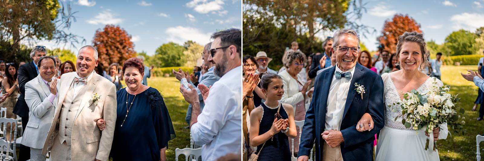 Mariage laïque au Domaine de La Fauconnie, en Dordogne.