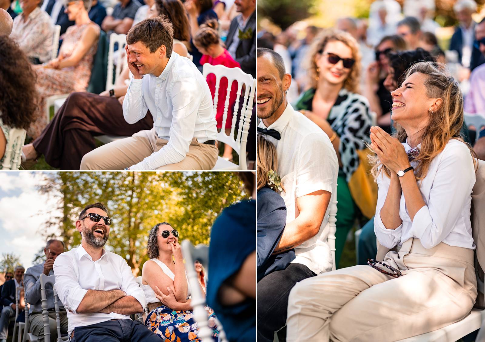 Mariage laïque au Domaine de La Fauconnie, en Dordogne.