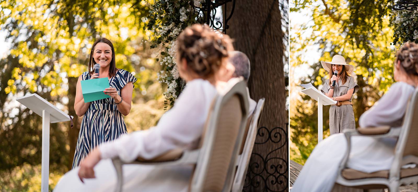 Mariage laïque au Domaine de La Fauconnie, en Dordogne.