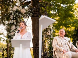 Mariage laïque au Domaine de La Fauconnie, en Dordogne.