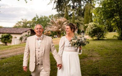 Mariage laïque au Domaine de la Fauconnie en Dordogne