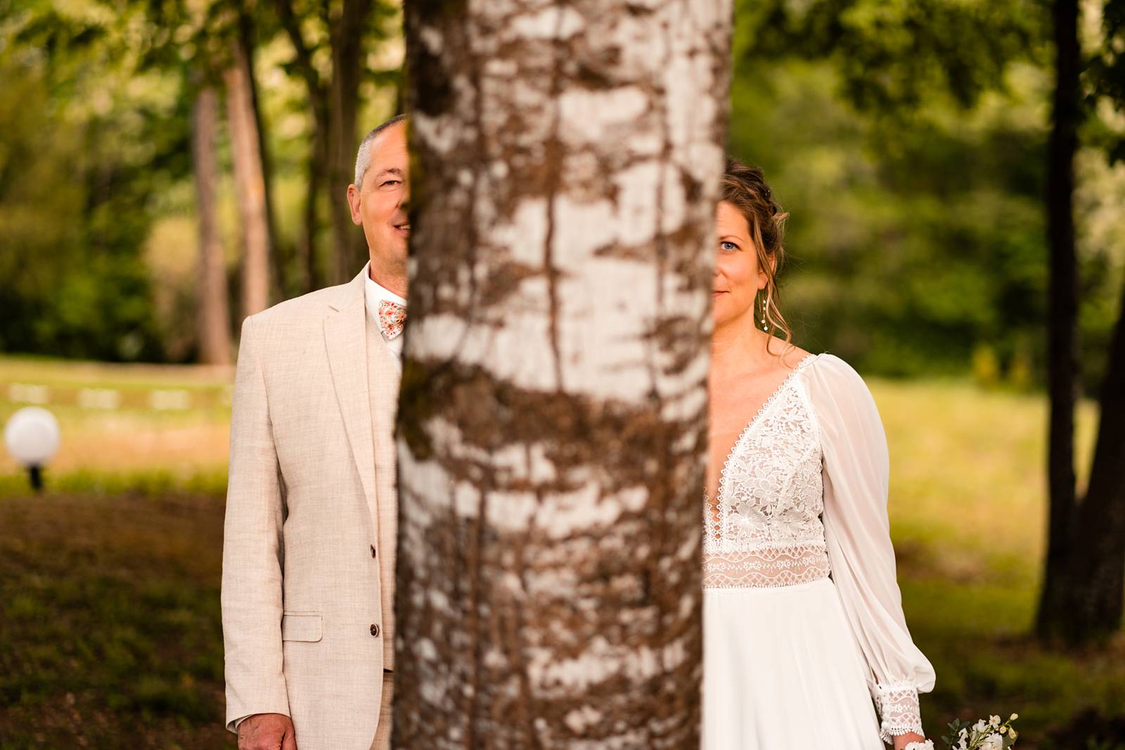 Mariage laïque au Domaine de La Fauconnie, en Dordogne.