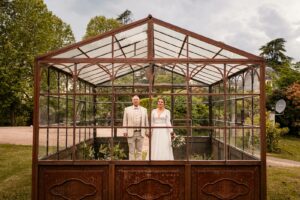 Mariage laïque au Domaine de La Fauconnie, en Dordogne.