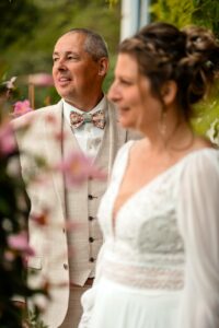 Mariage laïque au Domaine de La Fauconnie, en Dordogne.