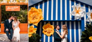 Moment complice entre les mariés au bord du Bassin d’Arcachon après la cérémonie civile