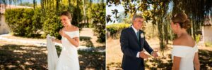 Photographe de mariage en Gironde : découvrez un reportage naturel et élégant d’un mariage religieux au Château Smith Haut Lafitte en passant par le Château d’Eck et l’église de La Brède.