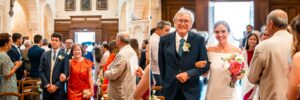 Photographe de mariage en Gironde : découvrez un reportage naturel et élégant d’un mariage religieux au Château Smith Haut Lafitte en passant par le Château d’Eck et l’église de La Brède.