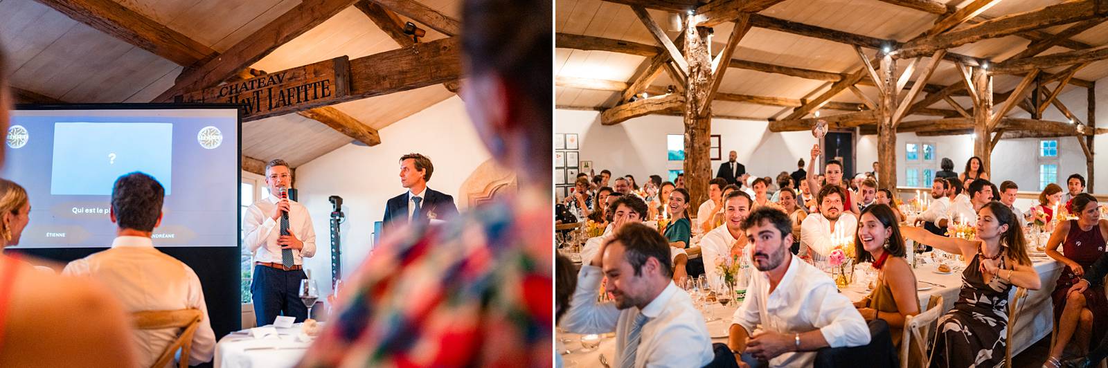 Photographe de mariage en Gironde : découvrez un reportage naturel et élégant d’un mariage religieux au Château Smith Haut Lafitte en passant par le Château d’Eck et l’église de La Brède.