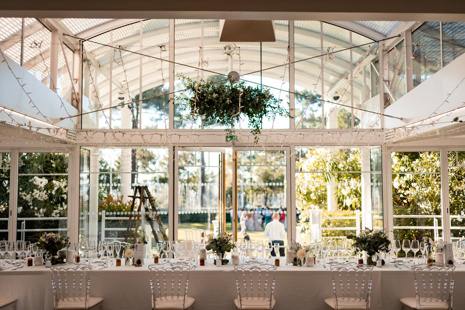 Décoration mariage de la salle du Tir au Vol Arcachon