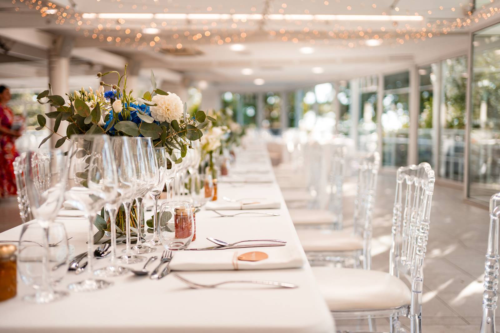 Décoration mariage de la salle du Tir au Vol Arcachon