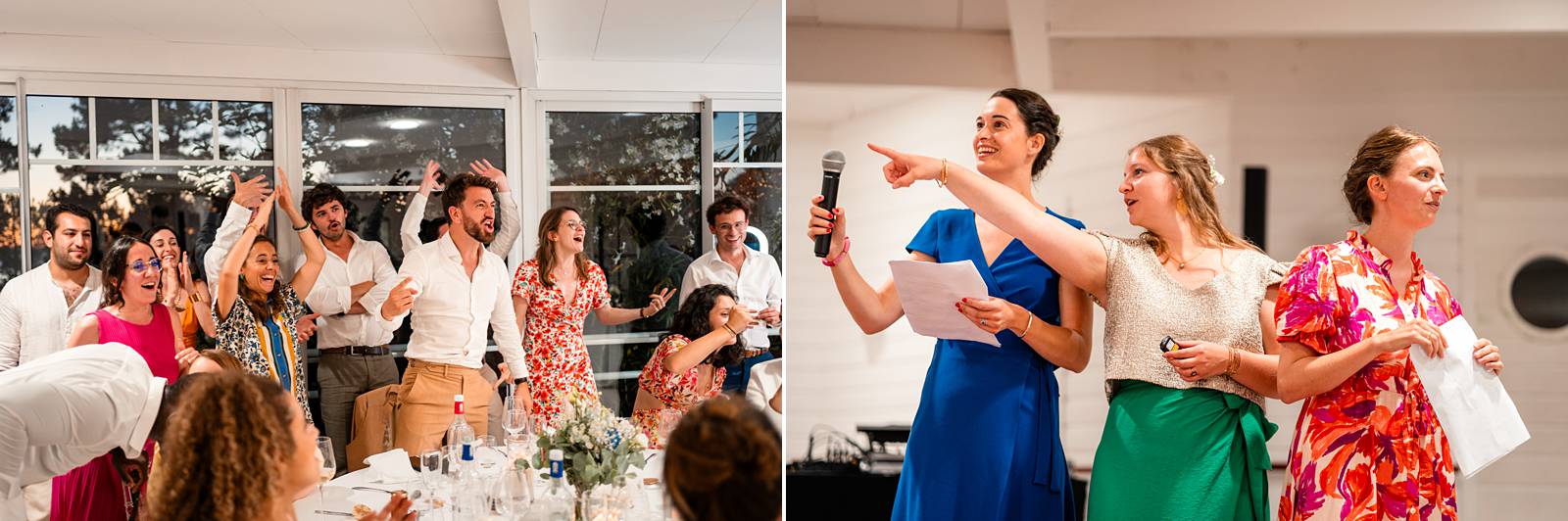 Une nuit de fête entre surprises, discours et danse sous les guirlandes.