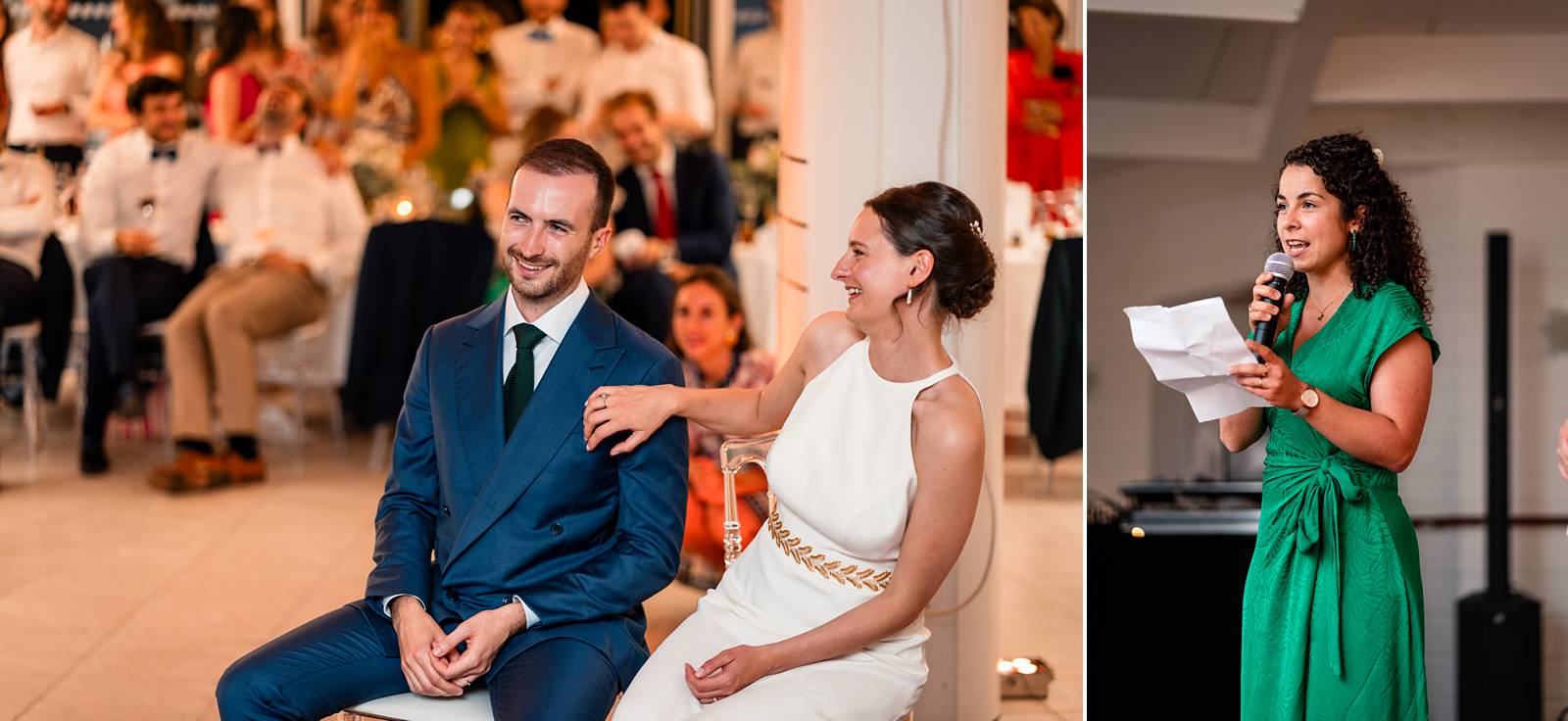 Une nuit de fête entre surprises, discours et danse sous les guirlandes.