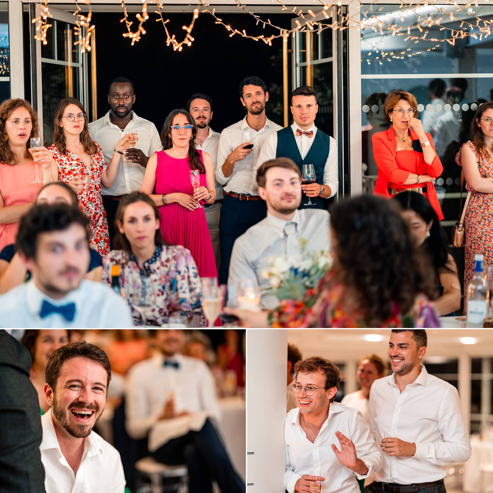 Une nuit de fête entre surprises, discours et danse sous les guirlandes.