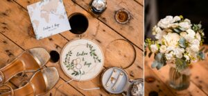 Détails accessoires mariage au Domaine de Valmont