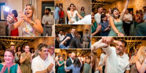 Entrée en salle festive des mariés, ambiance dansante dès les premières minutes.