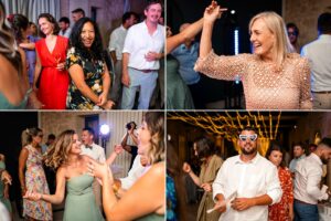 Soirée dansante animée, les invités profitent de chaque instant.