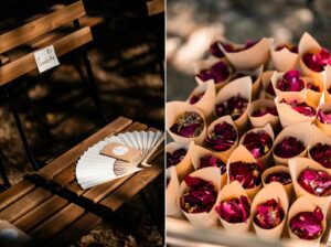 Décoration florale de la cérémonie laïque