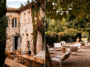 Préparatifs au Prieuré Notre-Dame de Conil, lumière douce de Provence.