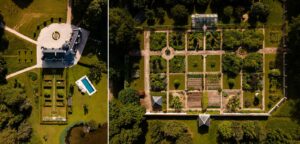 drone mariage au Château de Saint-Cyr-du-Gault
