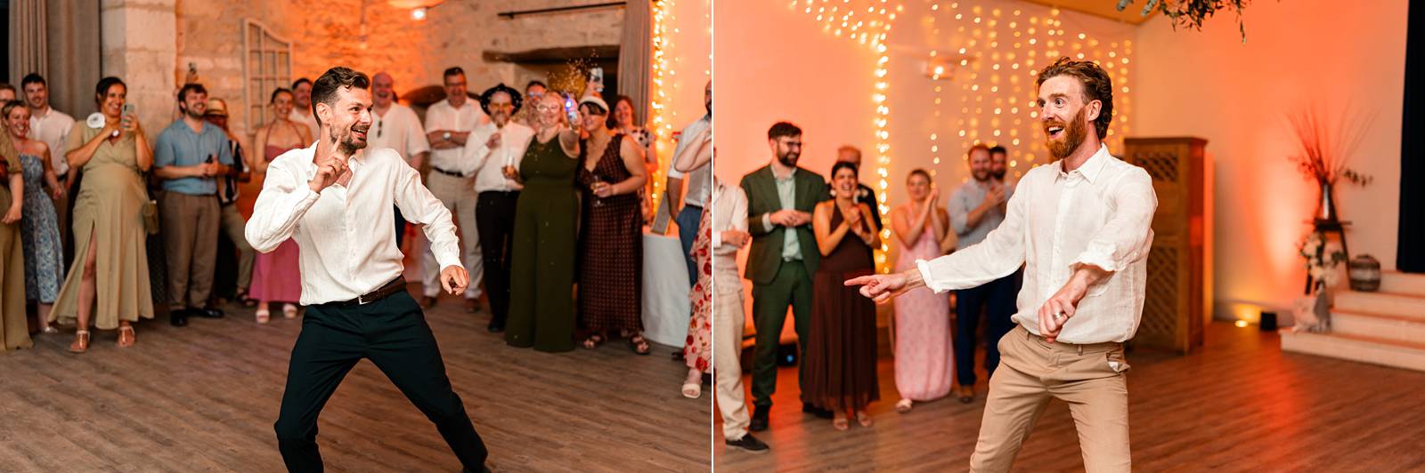 wedding dance party at chateau de maumont - soirée danse mariage au Château de Maumont