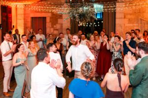 wedding dance party at chateau de maumont - soirée danse mariage au Château de Maumont