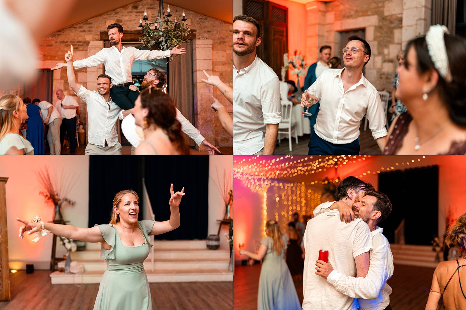 wedding dance party at chateau de maumont - soirée danse mariage au Château de Maumont