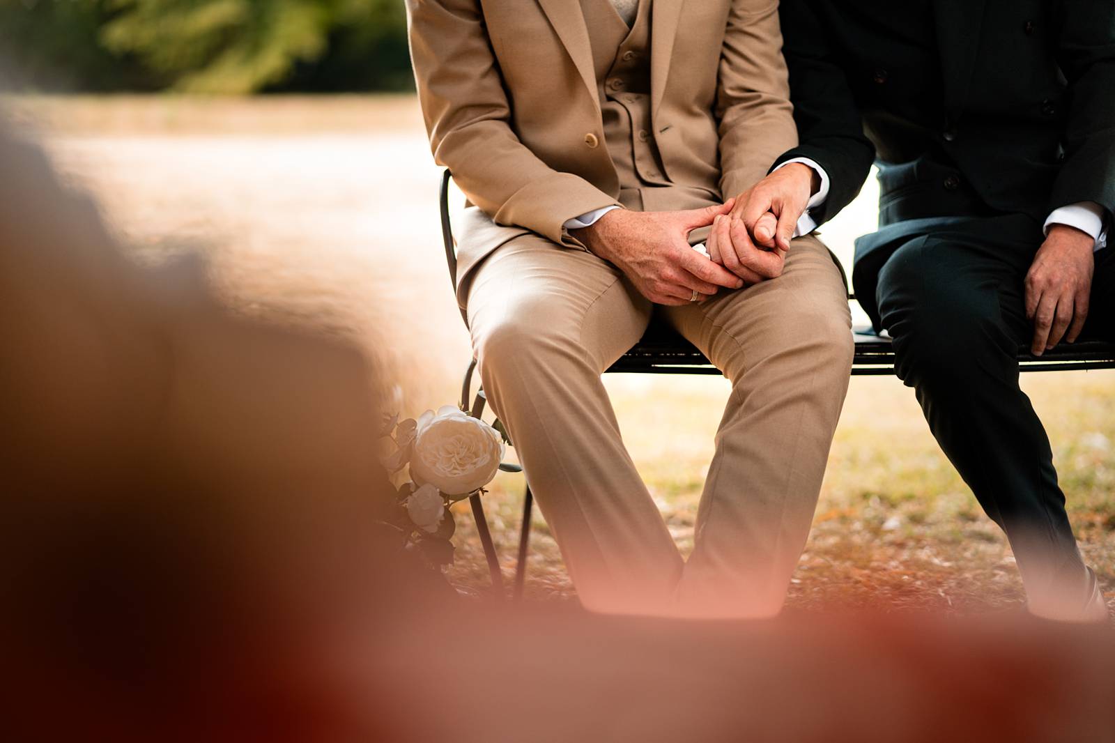 wedding ceremony at chateau de maumont - cérémonie de mariage au Château de Maumont