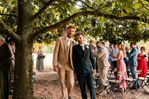 wedding ceremony at chateau de maumont - cérémonie de mariage au Château de Maumont