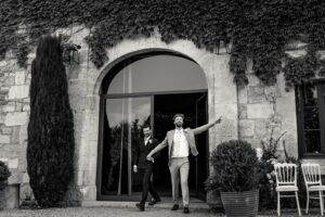 wedding dinner at chateau de maumont - repas de mariage au Château de Maumont