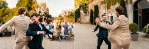 wedding dinner at chateau de maumont - repas de mariage au Château de Maumont