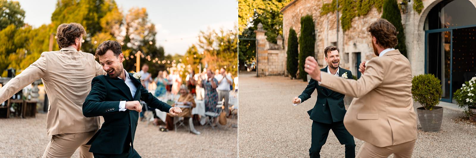 wedding dinner at chateau de maumont - repas de mariage au Château de Maumont