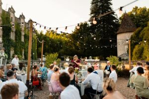 wedding speach at chateau de maumont - discours de mariage au Château de Maumont