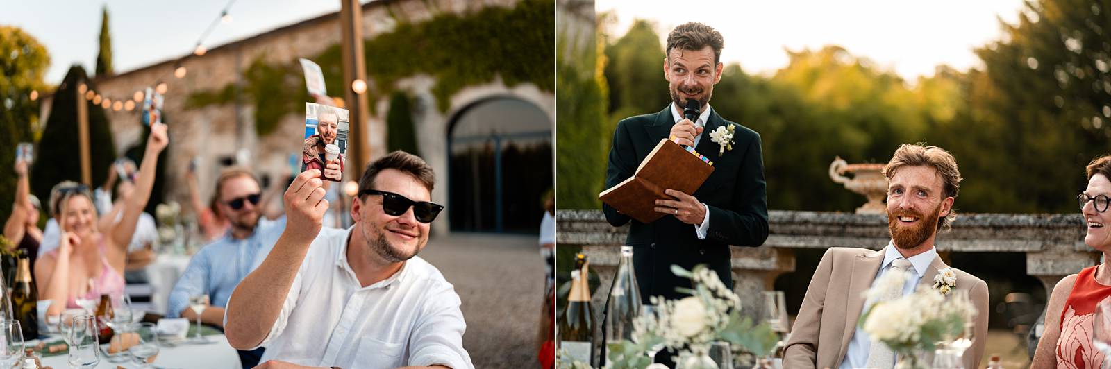 wedding speach at chateau de maumont - discours de mariage au Château de Maumont