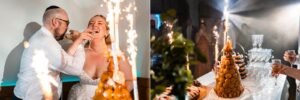 Jewish wedding dinner speeches at Château de Bonnemare.