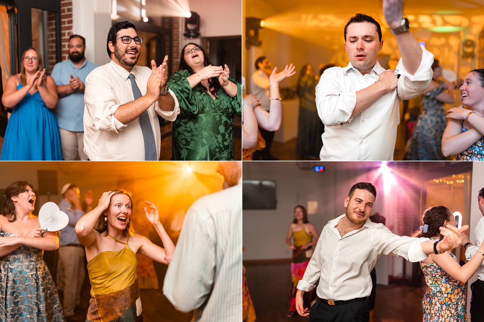 Jewish wedding dance at Château de Bonnemare.
