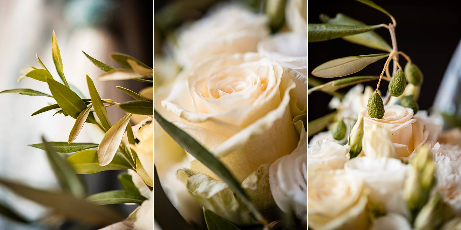 Jewish wedding floral details at Château de Bonnemare.