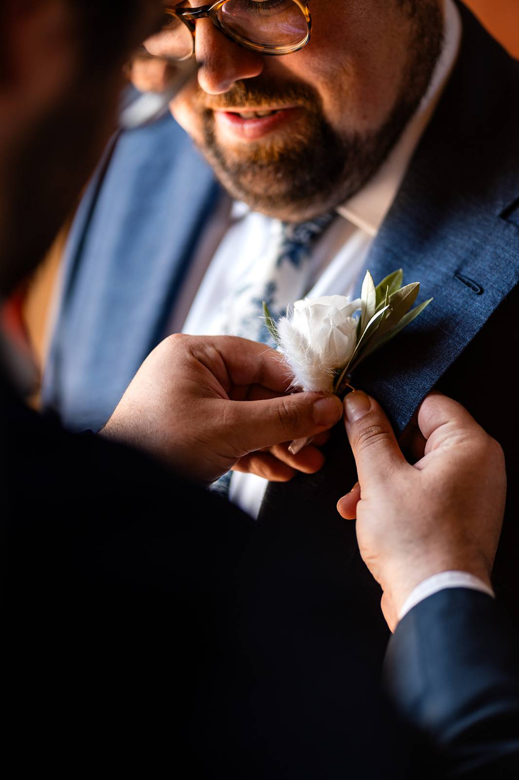 Jewish wedding preparation at Château de Bonnemare.