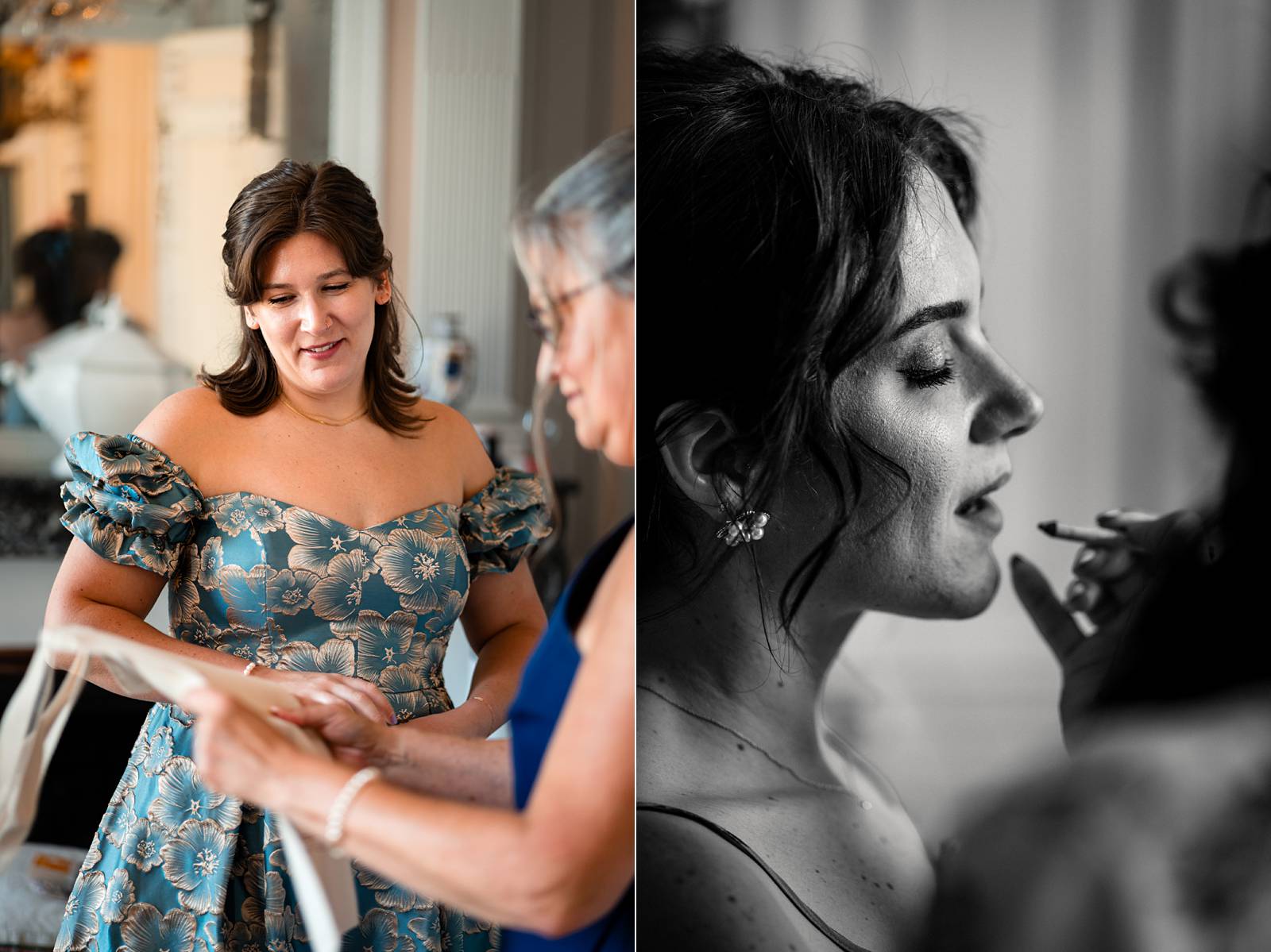 Jewish wedding preparation at Château de Bonnemare.
