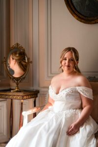 Jewish wedding preparation at Château de Bonnemare.