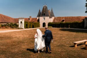 Jewish wedding tish at Château de Bonnemare.